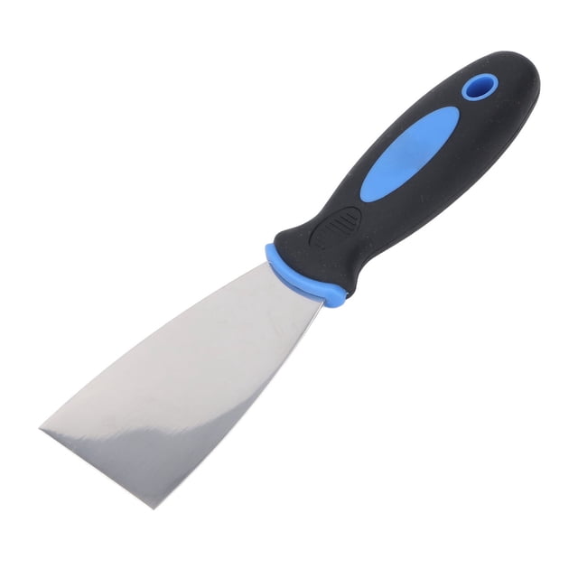 Ensemble de Grattoirs à Pâte Flexibles en Acier Inoxydable, Ensemble de Spackle en Acier Inoxydable, Poignée en Plastique, Outils de Réparation de Cloison Sèche, avec Trou de Rangement Facile, pour Enlever la Pâte en Vrac