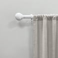 thumbnail image 3 of Mainstays 1” White Ball Adjustable Curtain Rod, 30”-84”, 3 of 4