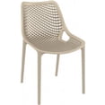 thumbnail image 1 of Siesta ISP014-DVR Chaise de Salle à Manger Extérieure à Air Dove Gris - Ensemble de 2, 1 of 10