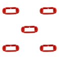 thumbnail image 1 of Transemion Lightweight PSV Silicone Protective Case High Resilience Long-term Without Deformation Lightweight red 5Set, 1 of 6