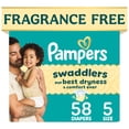 thumbnail image 1 of Pampers Swaddlers Diapers, Size S5 (20-37 lbs), Absorbent, Keeps Baby Dry and Comfortable, Pediatrician Recommended Skin Safe Disposable Baby Diaper, 1 of 29