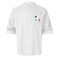 thumbnail image 1 of Shirt Top down Graphic T Shirt Men Mesh Sleeve Shirt Microfiber Tee Shirts for Men Printed Sleeve Long Sleeve Lightweight Shirt Men Mens Short Sleeve Crotch Shirt Button down Romper Button Romper Men', 1 of 3