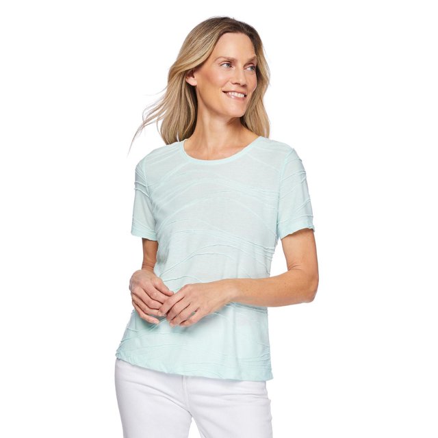 Iyla Women's Short Sleeve Ripple Tee