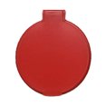 thumbnail image 1 of Compact Cosmetic Pocket Mirror, Single Sided Folding Circular Mirror Free Rotation Plastic  for Office White,Red,Blue,Black, 1 of 8