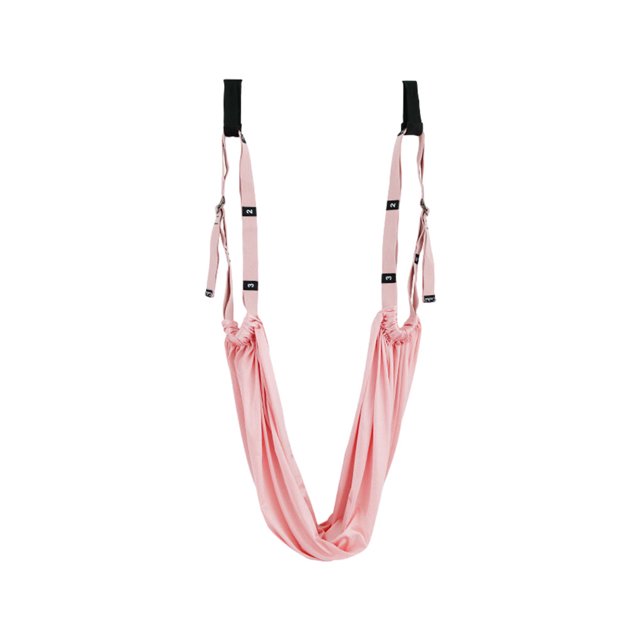Thinsony Useful Helper Yoga Hammock Swing Adjustable Straps Easy Installation Yoga Hammock Extension Strap pink