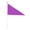Purple, variant on 20-Piece Orange Flag Set - Versatile Marking Flags for Garden Staking, Dog Training & Outdoor Events, High-Visibility Safety Markers
