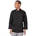 thumbnail image 3 of Chef Works Manteau de Chef Bastille Unisexe, Noir, Très Petit, 3 of 4