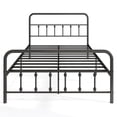 thumbnail image 2 of Costway Full Size Bed Frame with Headboard Under Bed Storage No Box Spring Needed Black, 2 of 9