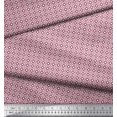 thumbnail image 3 of Soimoi Georgette Viscose Fabric Geometric Small Print Fabric by Yard 42 Inch Wide, 3 of 3