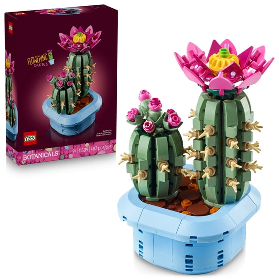 LEGO Botanicals Le Cactus en Fleurs, Décoration végétale 11509