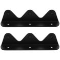 thumbnail image 1 of Shisuyan Rv Parts Stainless Steel Baffle Board Black 1 Pair 4.1x1x0.7in, 1 of 9