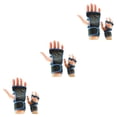 thumbnail image 3 of Redempat 2pieces Stay Cool And Comfortable With Multifunctional Gym Gloves Breathable Blue L 3Set, 3 of 6