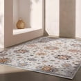 thumbnail image 2 of Rug Branch Vintage Distressed Cream Gold Indoor Area Rug, 2 of 9