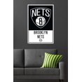 thumbnail image 4 of NBA Brooklyn Nets - Logo 21 Wall Poster, 22.375" x 34", 4 of 4