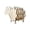 A, variante sur Napperon 2 pour Espaces de Salle à Manger avec Napperons en Forme de Mouton en Bois et Support – Convient aux Plats Chauds et Froids Tailles Petites à Grandes Accessoire de Cuisine Mignon