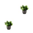thumbnail image 4 of Decodeary Green Eco-friendly Artificial Money Tree In Pot Long-lasting Durability Realistic Appearance new whitebabysbreath 2Set, 4 of 6