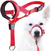 Riforla Dog Head No Pull Head with Soft Padding Ideal for Leash and Harness Training Heavy Leash Pulling for Easy Walking Orange Blue Red Leashes C XL