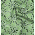 thumbnail image 1 of Soimoi Green Heavy Satin Fabric Cat Animal Print Fabric by the Yard 56 Inch Wide, 1 of 5