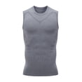 thumbnail image 2 of Summer Savings Violete Ionic Shaping Vest, Guys Men's Chest Gynecomastia Compression Top To Build A Body, 2 of 4