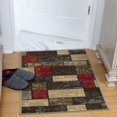 thumbnail image 2 of Tapis en boîte à carreaux de la collection Ottohome, 2 of 5
