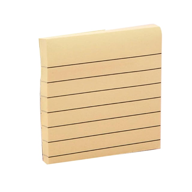 IMENGL Clearance! Lined Sticky Notes 6 Pads 3X3 Inches Aesthetic Pads with Lines Neutral Boho Self Stick Note Pads Perfect for Home School Desk Accessories 100 Sheets/Pad 6 One Size Multi-Color