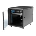 thumbnail image 3 of StarTech.com 12U AV Rack Cabinet 12U - Rack Réseau avec Porte en Verre - Cabinet d'Ordinateur 19 Pouces pour Salle de Serveur Ou Bureau (RK1236BKF) - Rack Cabinet - Noir - - 36 Pouces, 3 of 8