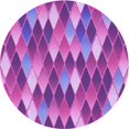 thumbnail image 1 of Ahgly Company Machine Washable Indoor Square Transitional Heliotrope Purple Area Rugs, 3' Square, 1 of 7