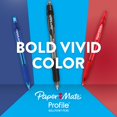 thumbnail image 4 of Sanford Profile Retractable Ballpoint Pen with Contoured Grip, Bold Point, 1 mm, Black Ink, 4 of 8