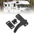 thumbnail image 3 of RV Screen Door Latch Metal Black Strong Construction Universal Fit Screen Door Latch and Handle Kit for Motorhomes Travel Trailers Left Metal RV Screen Door Latch Kit, 3 of 7