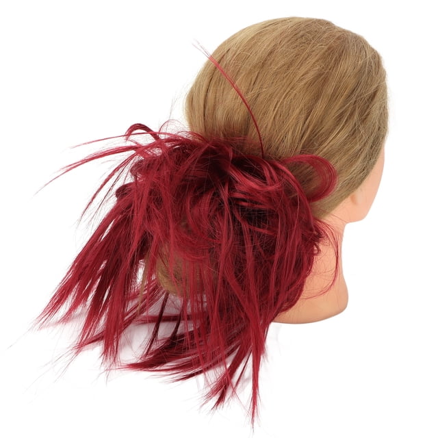 Senjay Pièce de Cheveux Désordonné, Pièce de Cheveux à la Mode Synthétique Updo avec Bandeau Réglable pour les Femmes Filles