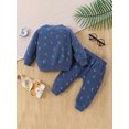 thumbnail image 4 of FOCUSNORM Ensembles de Pantalons 2PCS pour Garçons à Manches Longues Tops et Ensembles de Pantalons à Cordon, 4 of 9
