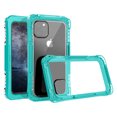 thumbnail image 1 of Mignova For iPhone 11 Pro Waterproof Clear Case,Rugged Bumper Full-Body Heavy Duty Protection Phone Case Clear Cover for Apple iPhone 11 Pro 5.8 inches 2019(Green), 1 of 6