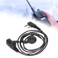 thumbnail image 4 of G Shape  Talkie Headphone, Hands Free Communication 2 Way  Ear  Earpiece K Head PTT Wire Control Comfortable To Wear  For  For, 4 of 8