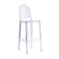 thumbnail image 1 of Heavenly Collections Modern Transparent Acrylic Counter Stool for Kitchen and Bar, 1 Count, Ghost Style, 1 of 9