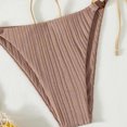 thumbnail image 3 of Neinkie Womens High Cut Thong Bikini Set Swimsuits Cami String Sexy Bathing Suit, 3 of 7