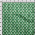 thumbnail image 4 of oneOone Cotton Poplin Green Fabric Block Fabric For Sewing Printed Craft Fabric By The Yard 42 Inch Wide, 4 of 5