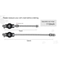 thumbnail image 3 of Ainf 3 Pack Cat Collar With & Buckle Reflective Print Nylon Collar With Protective Holder Adjustable Lost Collar For Small Cats &, 3 of 8