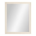 thumbnail image 1 of Mainstays Linen Wrap Wall Mirror with Frame, Natural Finish, 23x28in. Has Frame, Home Decor, Contemporary, Boho, 1 of 6