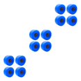 thumbnail image 4 of Decodeary Inline Skate Wheel PU Wear-Resistant 58mm Wheels Replacement 82A Blue 58x58x32mm 3Set, 4 of 6