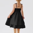 thumbnail image 4 of FAIWAD Robes pour Filles Froncées à Étages à Bretelles Ajustables Robe Camisole Fluide Enfants Filles Fête Ligne A Robes Formelles, 4 of 7