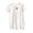 White, variant on Toddler Girl Dress Kids Toddler Girls Summer Cute Floral Print Round Neck Short Sleeve Casual Dress Robe Fille Pink 7 Years-8 Years