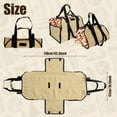 thumbnail image 3 of MesaSe Sac Porte-Bûches Grand Sac Fourre-Tout en Toile pour Bois de Chauffage Sac Porte-Bûches avec Sangle Réglable Sac de Rangement pour Cheminée Branche de Bois, 3 of 8