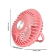 thumbnail image 3 of Kctiaxy Desktop Fan USB Rechargeable Fan Multi-Function Silent Desktop Desktop Fan Hanging Small Ceiling Fan Kitchen Appliances, 3 of 8
