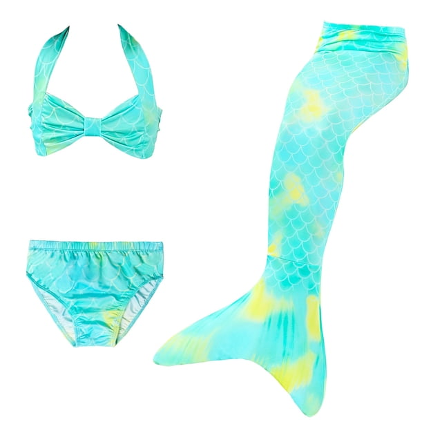 Luvoko Child Swimsuit Three Piece Bikini Set For Children And Girls Girls Swim Bathing Suit Toddler Kid Swimsuit Girl Two Piece Three Piece Bathing Suit Piece Bathing Suit Swimsuit Toddler Swim Suits