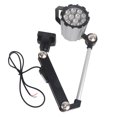 thumbnail image 2 of LED Work Light, IP65 Water Proof Foldable Adjustable Multipurpose Machine Work Light, 12W 24V Long Arm Work Table Lamp For Lathe Milling Drill Press Industrial LightingWhite Light, 2 of 8