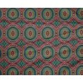 thumbnail image 4 of oneOone Polyester Lycra Fabric Floral Mandala Block Printed Craft Fabric BTY 56 Inch Wide, 4 of 4