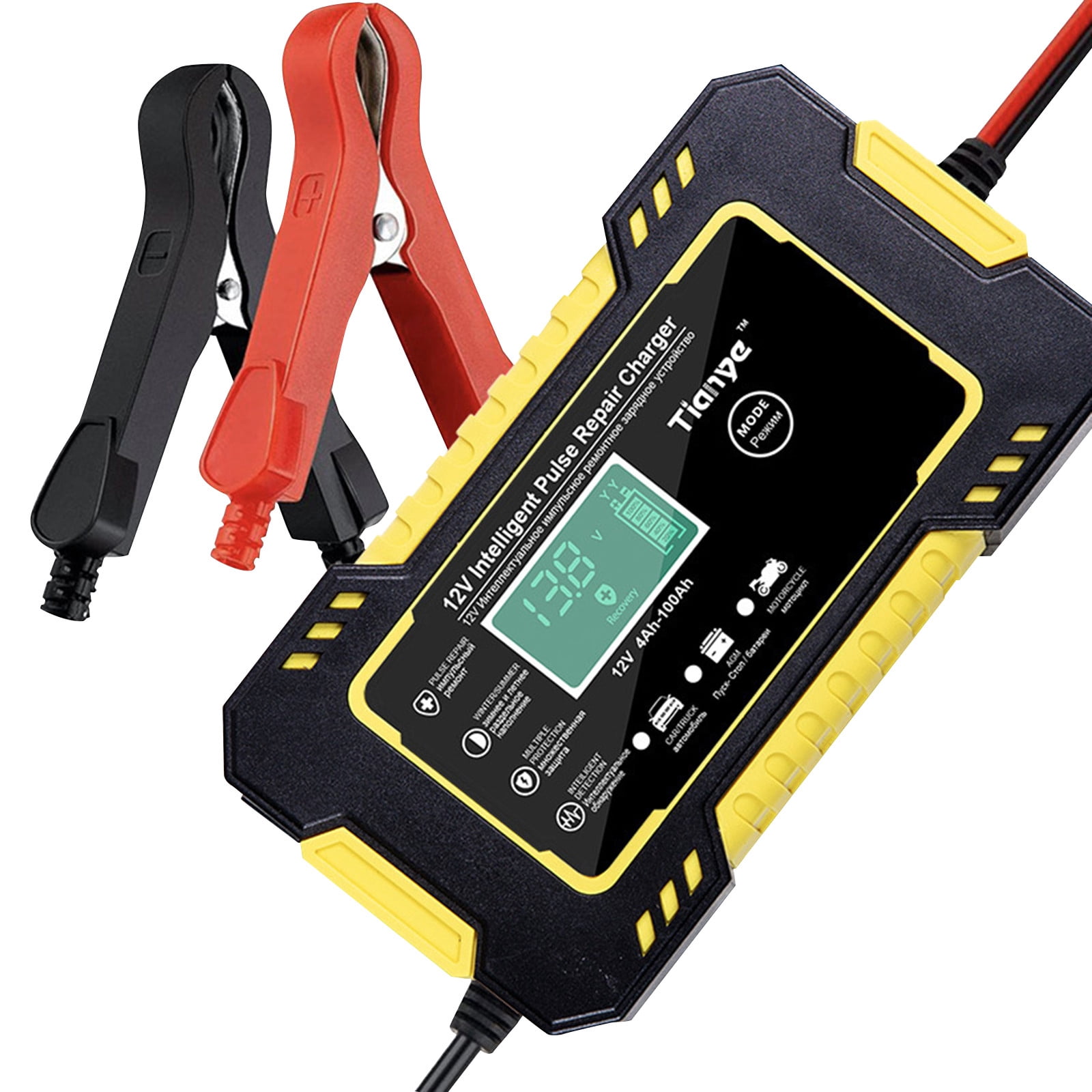 Birdeem Car Battery Charger, 12V/6A Smart Automatic Battery Charger Automotive for Car