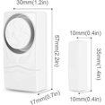 thumbnail image 3 of 2 Pack Window Door Alarm, 110dB Wireless Anti-theft Magnetic Sensor, 3 of 5