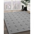 thumbnail image 3 of Ahgly Tapis d'Intérieur Lavable en Machine Carré Gris Nuage Gris, 7 Pieds Carré, 3 of 7