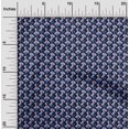 thumbnail image 1 of oneOone Polyester Lycra Medium Blue Fabric Chevron Geometric Dress Material Fabric Print Fabric By The Yard 56 Inch Wide, 1 of 4